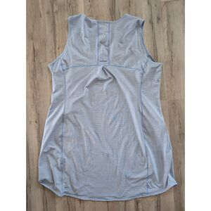 Duluth Trading Company Pier Genius Blue & White Striped Active Dress, XXL (C1)
